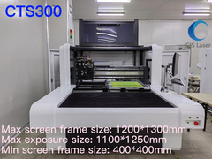 CTS 컴퓨터가 직물 전사지 그래픽을 위해 노출 기계를 지킵니다