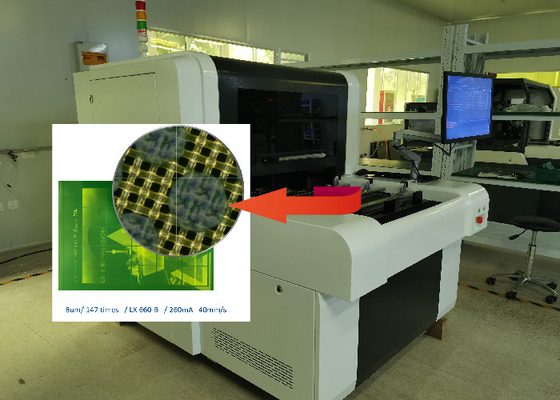 주문 1270dpi PCB UV 노출 기계 900x1000mm DMD DLP 기술 online manufacture